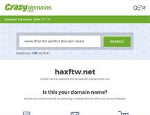 Tablet Screenshot of haxftw.net